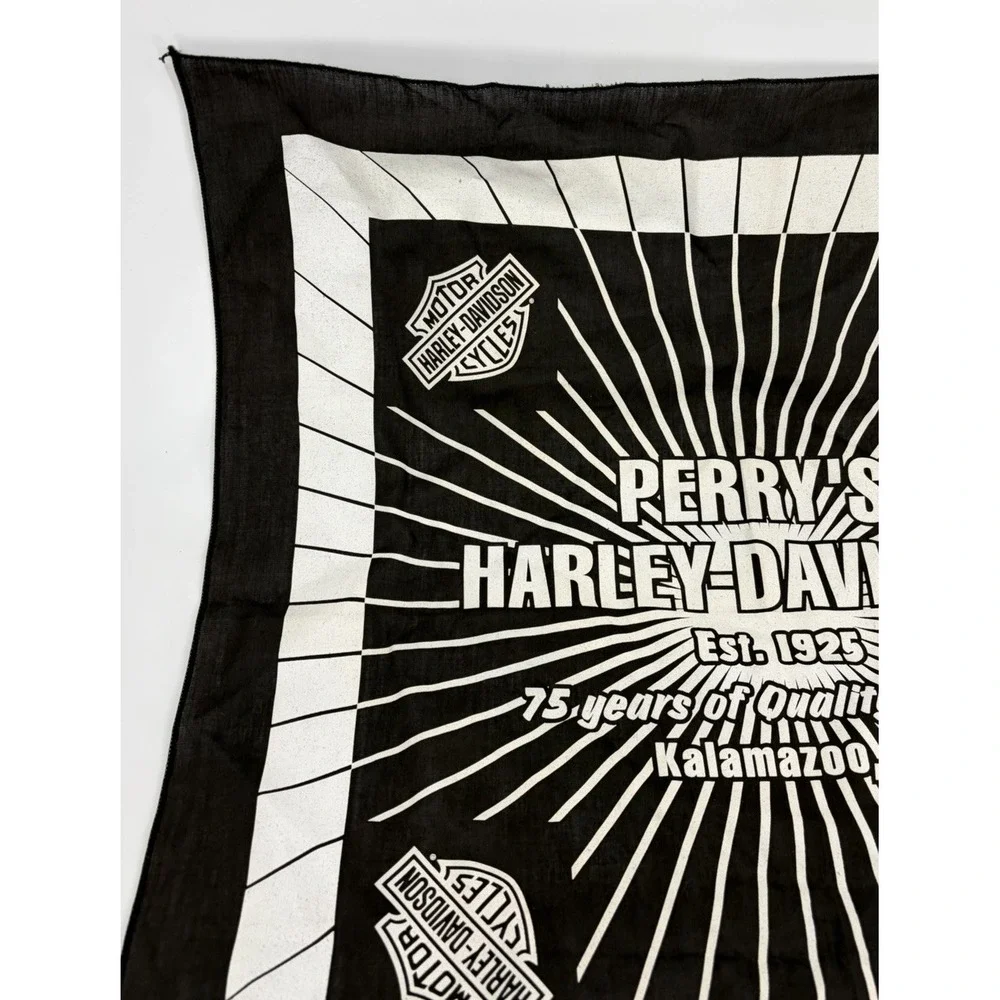Perry Harley Davidson Kalamazoo Michigan Bandana 75th Anniversary
